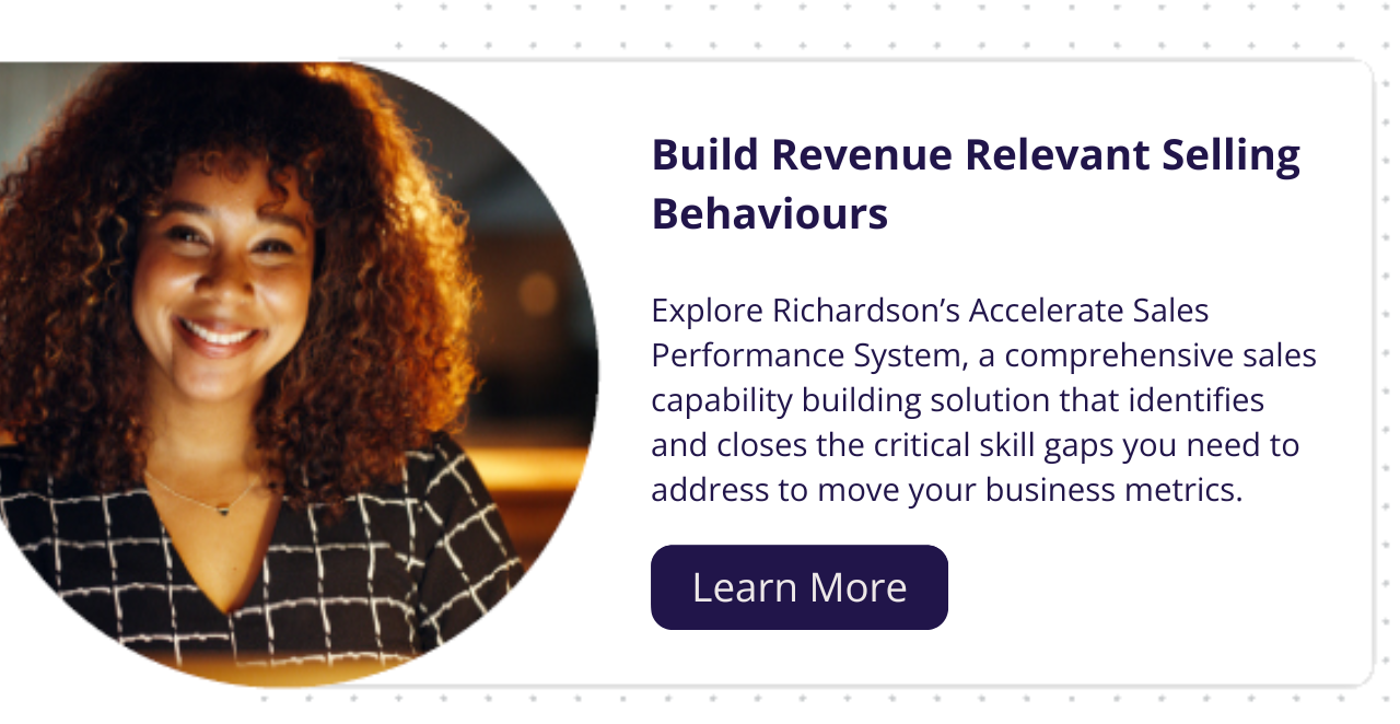 click here to learn more about richardson's acclereate sales performance system